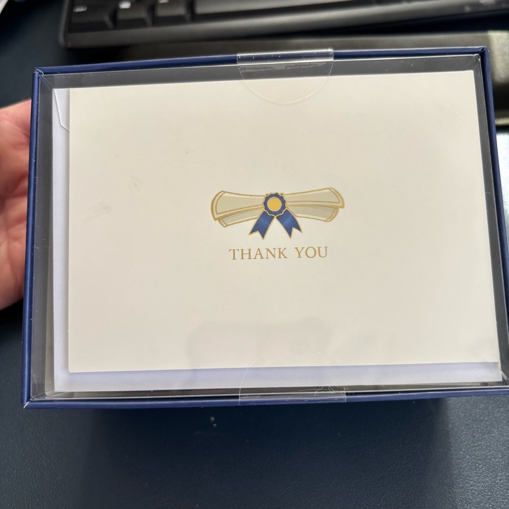 Punch Studio Graduation Thank You Cards, 50 count,  New in Box.